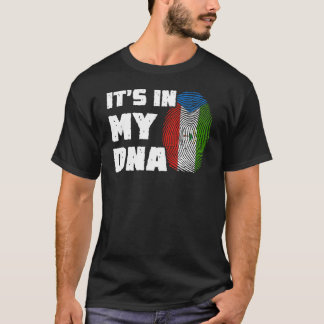Es ist in meinem DNA äquatoriale Guinea Flag Finge T-Shirt
