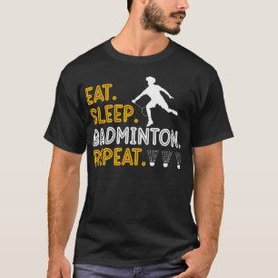 Es Ist In Meinem Dna Badminton Federball Schläger T-Shirt