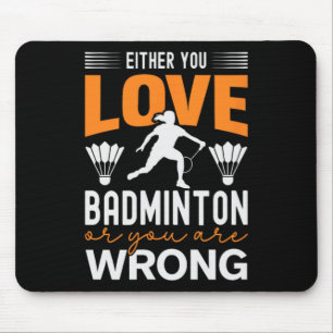 Es ist in meinem Dna Dminton Shuttle Racket Dminto Mousepad
