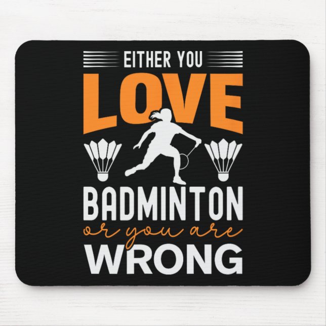 Es ist in meinem Dna Dminton Shuttle Racket Dminto Mousepad (Vorne)