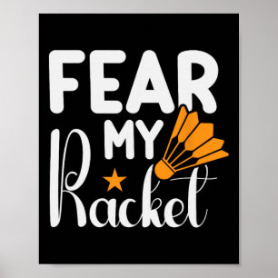 Es ist in meinem Dna Dminton Shuttle Racket Dminto Poster