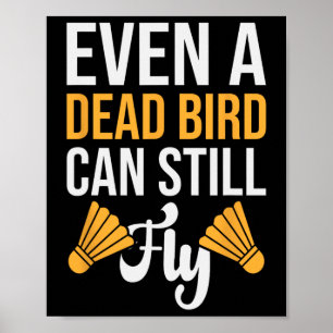 Es ist in meinem Dna Dminton Shuttle Racket Dminto Poster