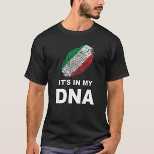 Es Ist In Meinem Dna Fingerabdruck Italienische La T-Shirt
