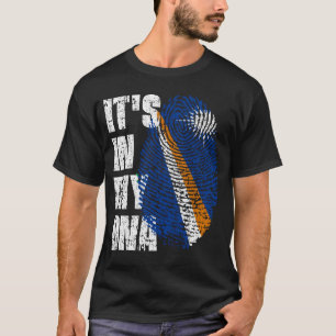 ES IST IN MEINEM DNA-Flag "Marshall Islands Flag B T-Shirt