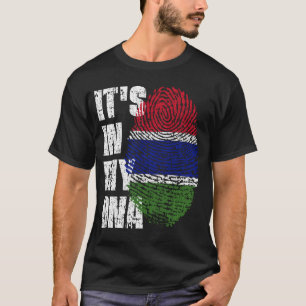 ES IST IN MEINEM DNA-Gambia-Flag-Jungen-Mädchen-Ge T-Shirt