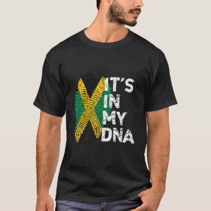 Es ist in meinem DNA-Jamaika-Flaggenstolz T-Shirt