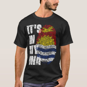 ES IST IN MEINEM DNA-Kiribati-Flag-Jungen-Mädchen- T-Shirt
