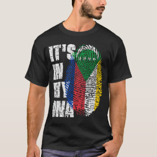 ES IST IN MEINEM DNA-Komoren-Flag Junge Mädchen Ge T-Shirt
