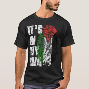 ES IST IN MEINEM DNA-Palästina-Flag Junge Mädchen T-Shirt