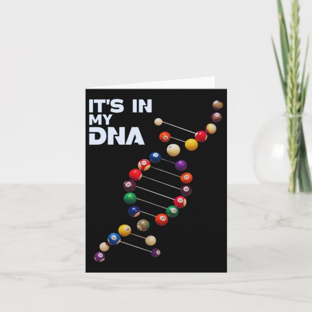 Es ist in meinem DNA Pool Spieler Billard 8 ll Lie Karte (Vorderseite)