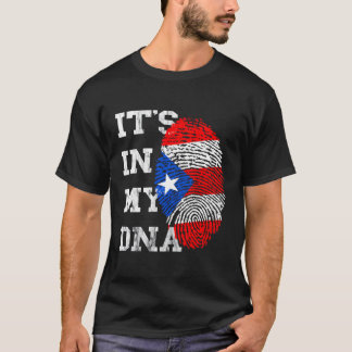 Es ist in meinem Dna Puerto Rico Flag Puerto Rico  T-Shirt