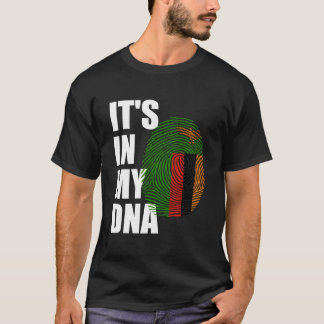 Es ist in meinem DNA Sambia Genetik Sambia Roots S T-Shirt