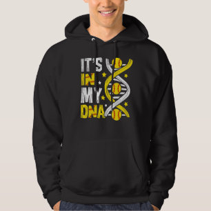 Es ist in meinem DNA Softball Sport Players Fans T Hoodie
