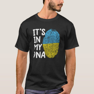 Es ist in meinem DNA-T-Shirt Ukraine ukrainische F T-Shirt