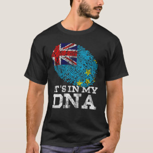 Es ist in meinem DNA Tuvalu Land Flaggen Gene Vint T-Shirt