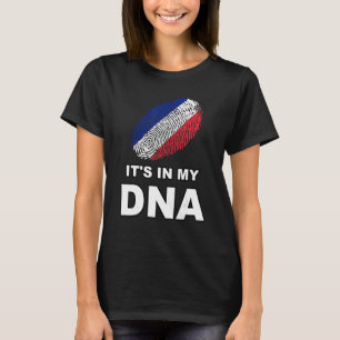 Es ist in meinem DNS Fingerprint Frankreich Franzö T-Shirt