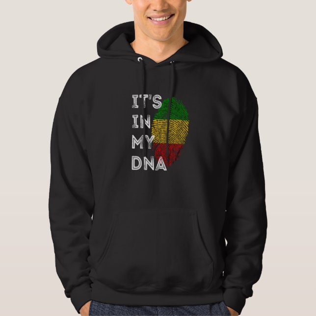 Es ist in meinem DNS Rasta Reggae Roots Jamaican P Hoodie (Vorderseite)