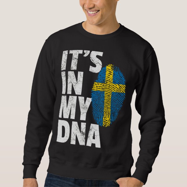 Es ist in meinem DNS Schweden schwedische Flagge M Sweatshirt (Vorderseite)