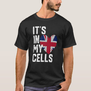 ES IST IN MEINEN ZELLEN British Flag UK Britan Gew T-Shirt