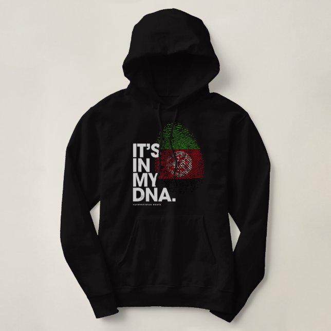 ES IST IN MEINER DNA Afghanistan Flag Shirt afghan (Design vorne)