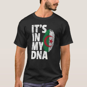 Es ist in meiner DNA algerischen Flagge Männer Fra T-Shirt
