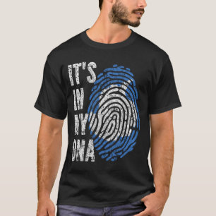 ES IST IN MEINER DNA Antarktis Fahne Männer Frauen T-Shirt