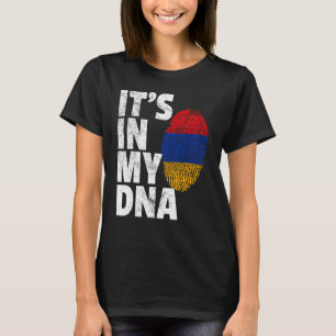 ES IST IN MEINER DNA armenische armenische Flagge T-Shirt