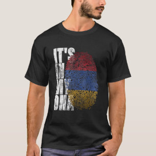 Es ist in meiner DNA armenischer Zeichenstolz auf T-Shirt