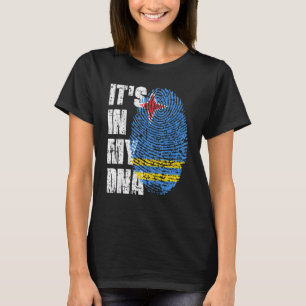 Es ist in meiner DNA-Aruba-Flagge Aruban T-Shirt
