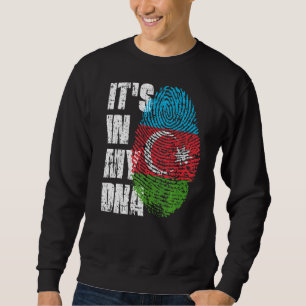 Es ist in meiner DNA-aserbaidschanischen Flagge As Sweatshirt