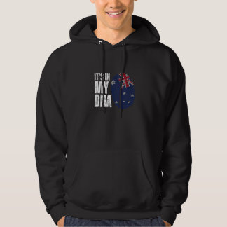 Es Ist In Meiner Dna Aussie Australische Flagge Fi Hoodie