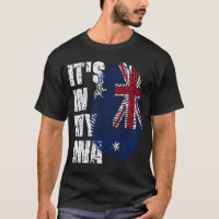 ES IST IN MEINER DNA Australien Flaggen Jungs Mädc