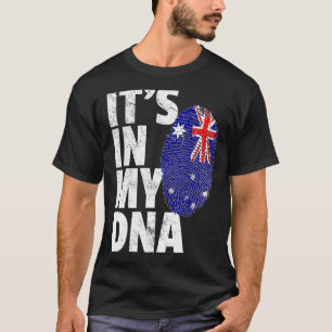 Es ist in meiner DNA Australische Flagge T-Shirt