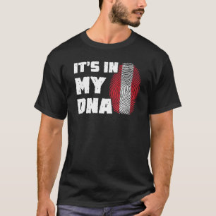Es ist in meiner DNA Austria Flag Fingerprint Männ T-Shirt
