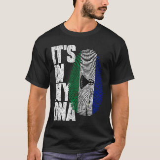 Es ist in meiner DNA Basotho-Stolz-Lesotho-Flagge T-Shirt