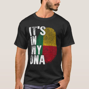 Es ist in meiner DNA Beninisch Afrikanisch Afro Af T-Shirt