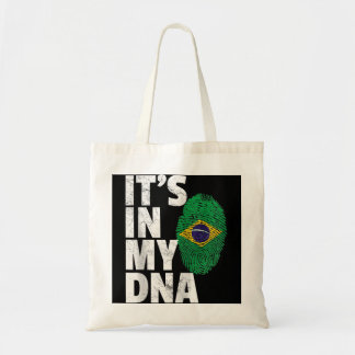 ES IST IN MEINER DNA Brasilianische Flagge Männer  Tragetasche