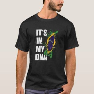 Es ist in meiner DNA Brazilian Roots Brasilien Fla T-Shirt