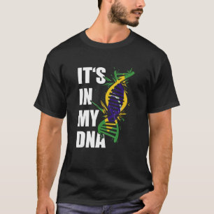 Es ist in meiner DNA Brazilian Roots Brasilien Fla T-Shirt