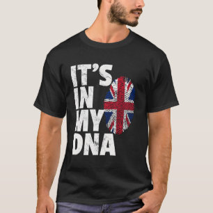 Es ist in meiner DNA-Britischen Flagge England UK T-Shirt