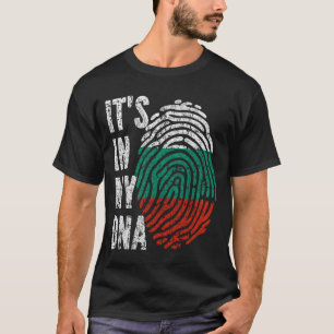 ES IST IN MEINER DNA Bulgarien Fahne Männer Frauen T-Shirt