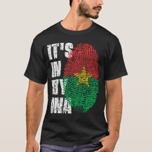 ES IST IN MEINER DNA Burkina Faso Flag Boy Girl Ge T-Shirt