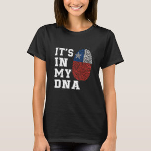 Es ist in meiner DNA-Chileans-Fahne mit Stolz auf T-Shirt