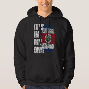 Es ist in meiner DNA Costa Rica Flagge Costa Ricas Hoodie