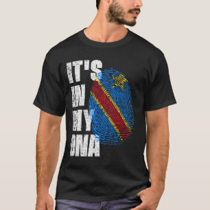 ES IST IN MEINER DNA Demokratische Republik Kongo T-Shirt