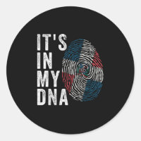 Es ist in meiner DNA - Dominikanische Republik-Fla