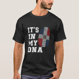Es ist in meiner DNA-Dominikanische Republik-Stolp T-Shirt