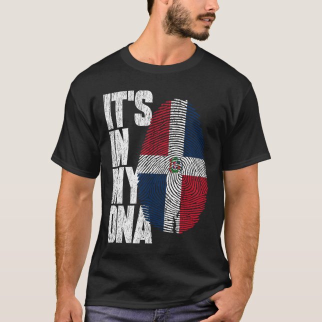 Es ist in meiner DNA dominikanische Shirt Proud Ge (Vorderseite)