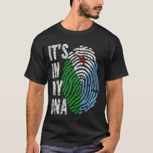ES IST IN MEINER DNA Dschibuti-Fahne Männer Frauen T-Shirt