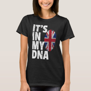 Es ist in meiner DNA-England-Flagge T-Shirt